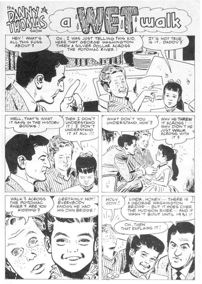 Alex Toth / Danny Thomas Show comic by Alex Toth