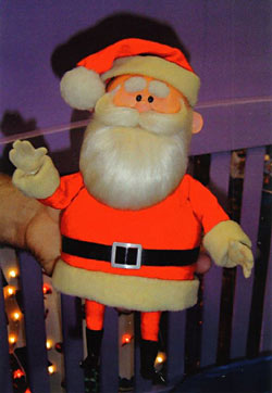 Santa Clause & Rudolph Animagic figure