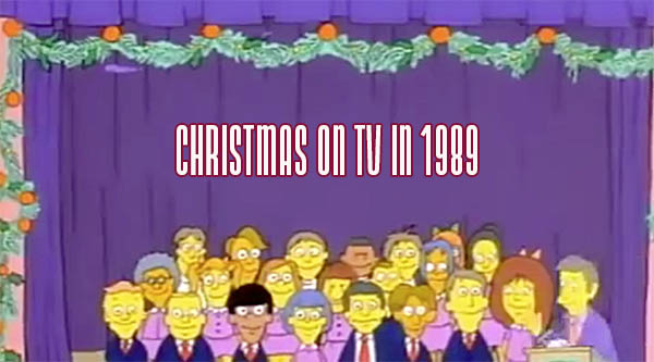 Christmas on TV in 1989