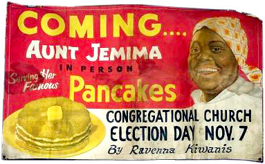 Aunt Jemima sign