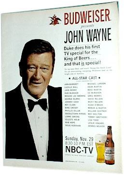 John Wayne on television