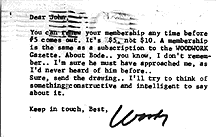 Wally Wood letter